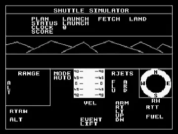 Shuttle Simulator (1983)(Microdeal)[h TSTH] screen shot game playing